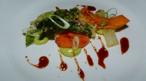 Cape Kidnappers tempura Cape Kidnappers entree