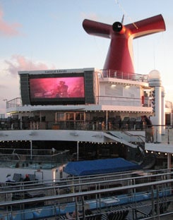 Carnival Liberty cinema