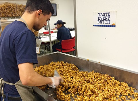 Garrett's cashew caramel popcorn