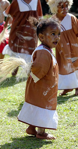 New Caledonia traditional costume