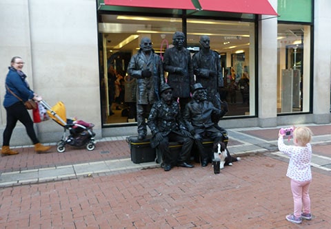 Grafton Street buskers Dublin