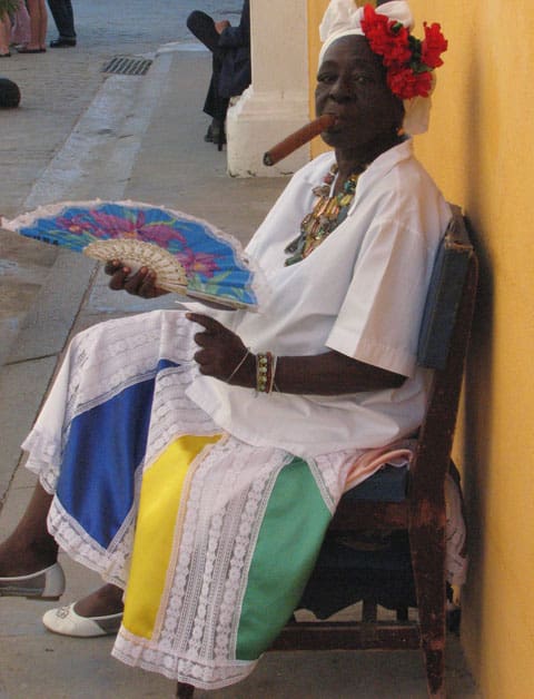 Cigar lady Cuba Cigar lady