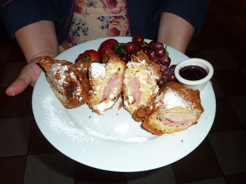 Disneyland fast food Deep fried sandwich