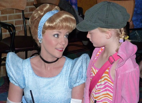 Disney character breakfast Cinderella