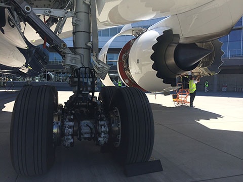 Dreamliner 787-9 chevrons