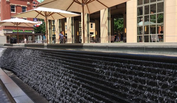 Sundance Square water feature