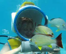 Helmet dive Tahiti