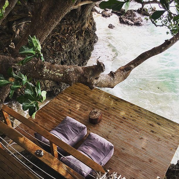 Hidden Cove eco retreat veranda