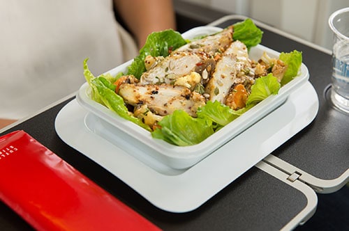 Qantas economy meal