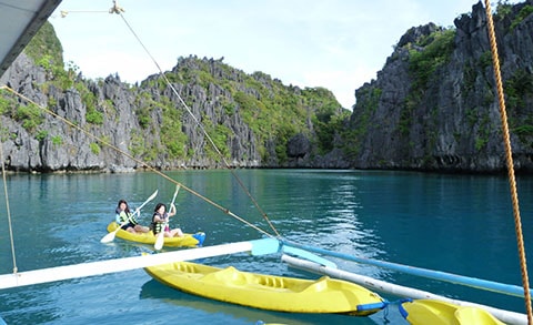 Lagoon kayak, El Nido