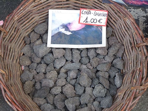 Mt Etna lava rock Lava rock