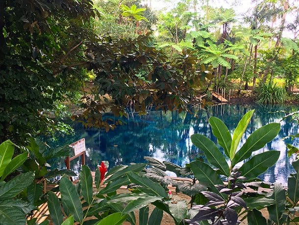 Nanda's blue hole, Santo Espiritu