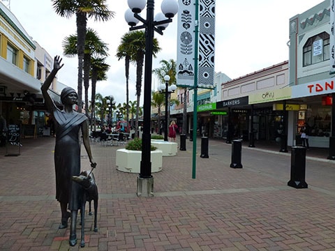 Napier bronze statue