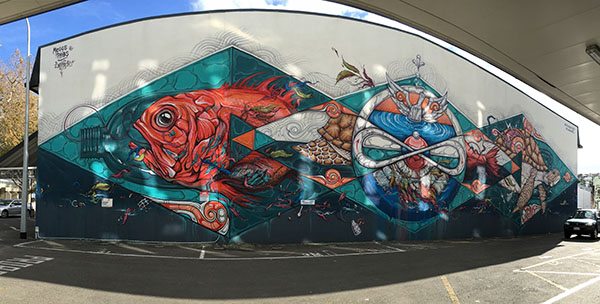 Napier mural art