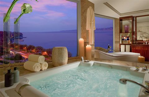 Luxury Hotel Suites at the Four Seasons New York, Atlantis the Palm Dubai,  and Westin Excelsior Rome