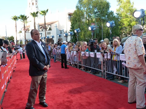 Ramon Cars Land red carpet