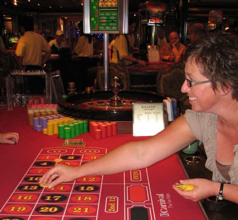 Roulette table Carnival Liberty casino