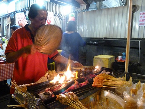 Satay Street Singapore