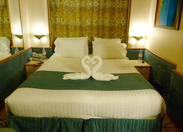 Cruise ship small cabin