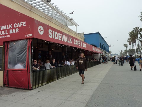 Sidewalk cafe Sidewalk cafe