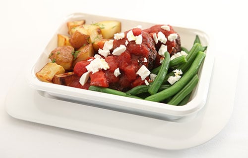 Qantas Economy meal