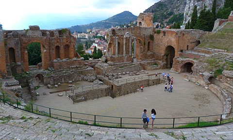 Taormina amphitheatre Taormina amphitheatre
