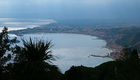 Ionian Sea Taormina bay