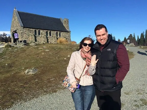 Tekapo marriage proposal