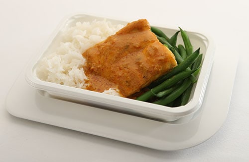 Qantas meal